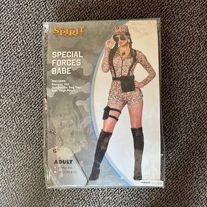 Special forces babe Halloween costume (Spirit Halloween) size small